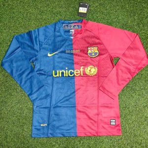 Barcelona   Home   2008-2009   UCL   final   -   Retro   Shirt