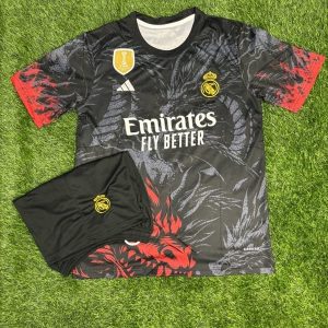 Real Madrid Dragon Third Kit Jersey and Shorts Set