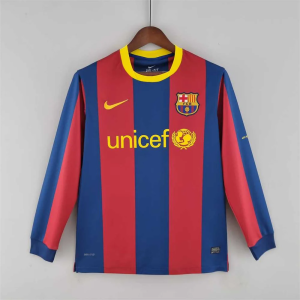 Barcelona   Home   2010-11   -   Retro   Shirt   (Full   Sleeves)